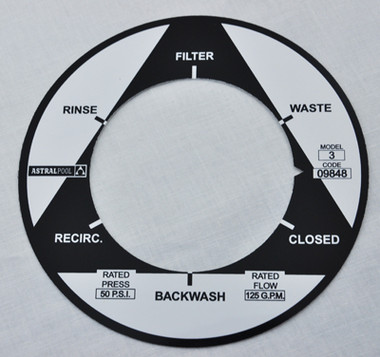 What is the lid label for the millennium sand filter pump for 2HP?