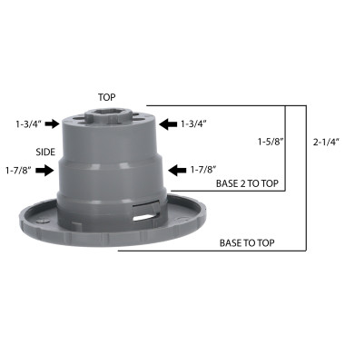 16-4820-GRY | HYDRO AIR MAGNA SERIES DUAL ROTATING JET INTERNAL 3-1/2" Questions & Answers